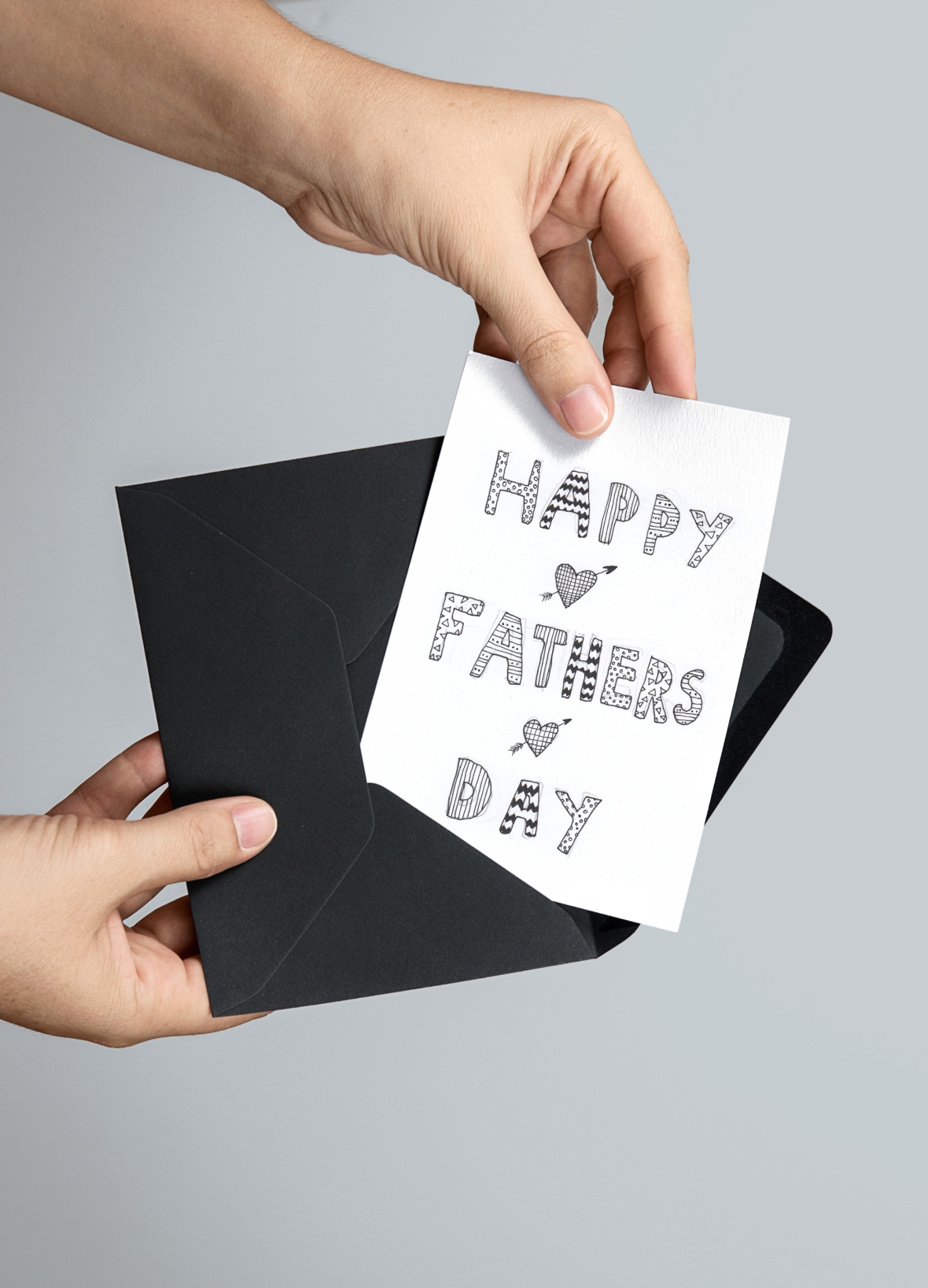 happy fathers day mock up